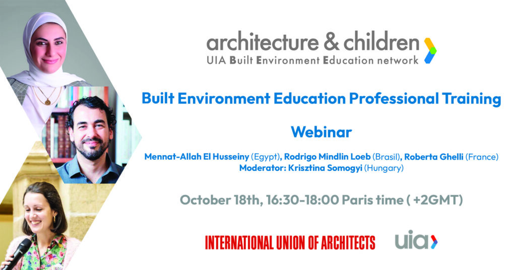 Architecture and Children Built Environment Education Professional Trainings